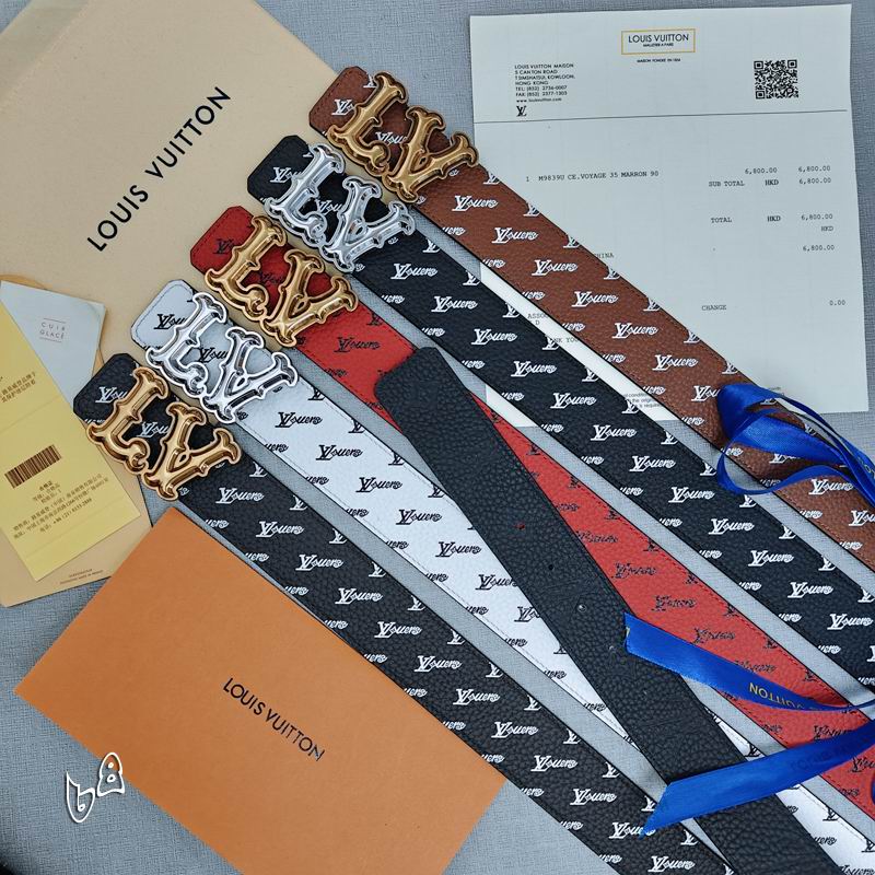 LV belt 38mmX90-125cm lb31